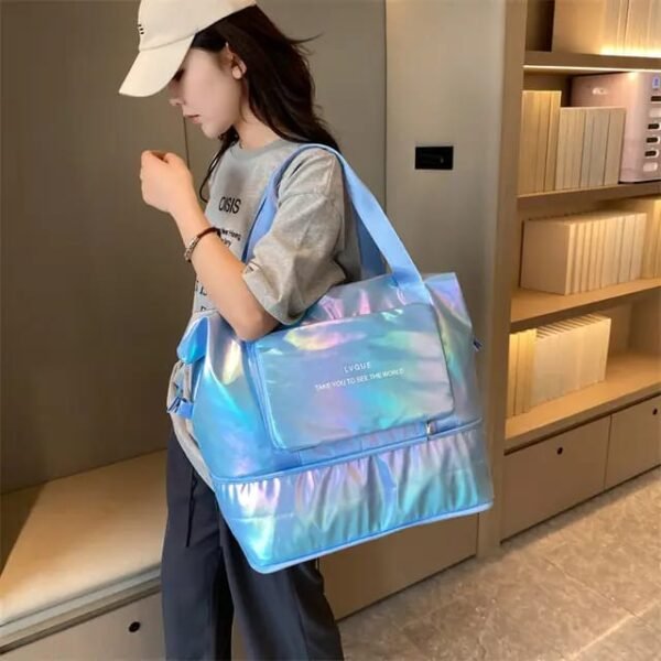 Holographic Ladies Folding Bag - Image 8