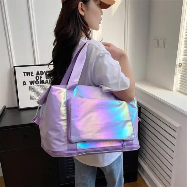 Holographic Ladies Folding Bag - Image 9