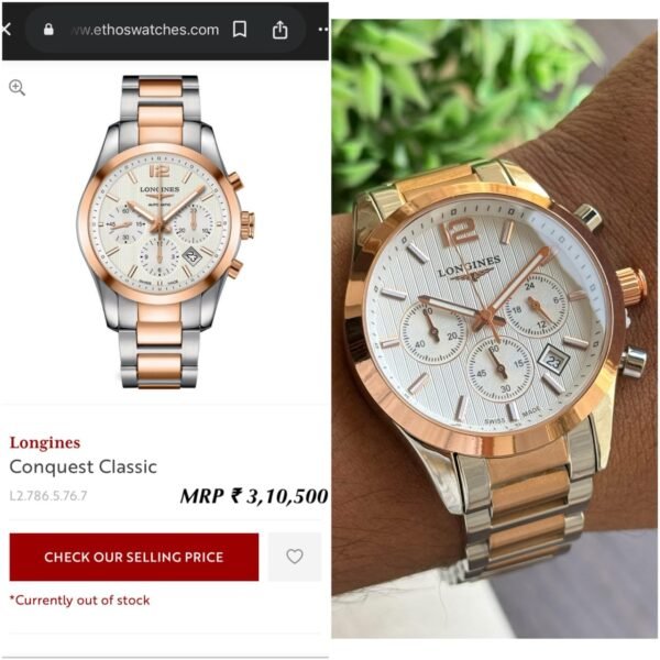 Longines Conquest Classic 7A Quality Mens Watch
