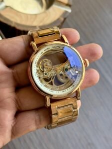 Patek Phillipe Automatic Transparent Dial Watch