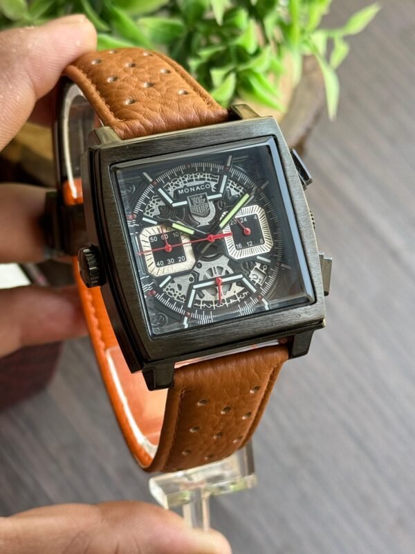 Tag Heuer Monaco 7A Quality Mens Watch - Image 2