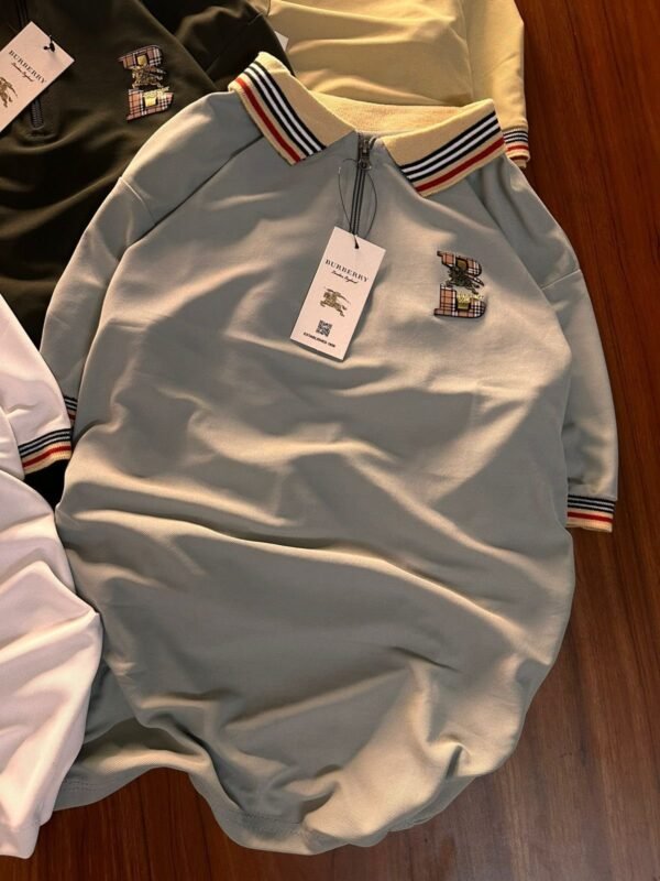 Burberry Premium Quality Collar Tshirt - Image 2