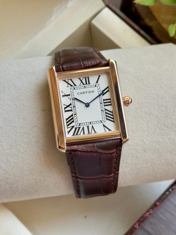 Cartier Tank Louis Rectangular Mens Watch