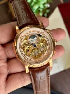 Cartier Automatic Leather Strap Watch