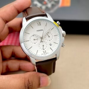 Fossil 1st Copy Chronograph Leather Strap Mens Watch
