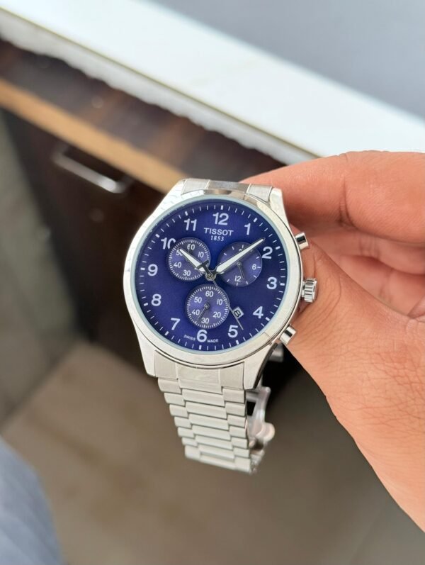 Tissot Chrono XL Classic With Blue Dial - Image 2