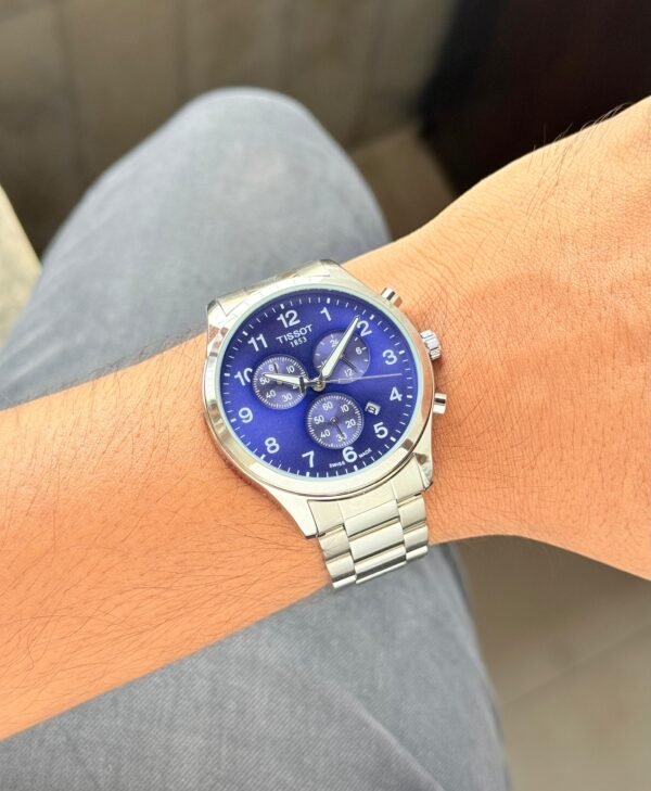 Tissot Chrono XL Classic With Blue Dial - Image 3