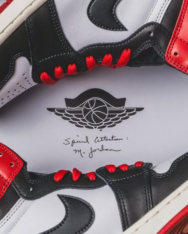 Nike Air Jordan 1 High Black Toe Reimagined - Image 4