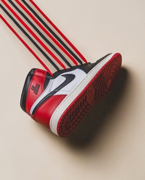 Nike Air Jordan 1 High Black Toe Reimagined - Image 6