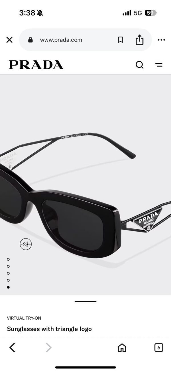 Prada Next To Original Sunglass - Image 6