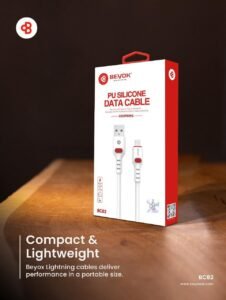 18w Pu Silicone Fast Charging Cable (Type C , Micro USB & Lightning Cable)