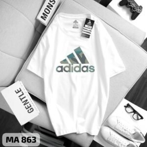 Adidas Branded Logo Printed Cotton Tshirt