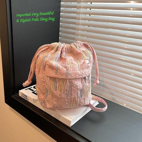 Imported Beautiful & Stylish Potli Sling Bag - Image 5