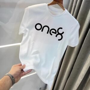 One8 Printed Cotton T-Shirt