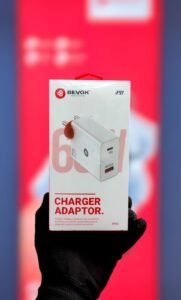 65W Fast Charger With Dual Type C And Type A Port
