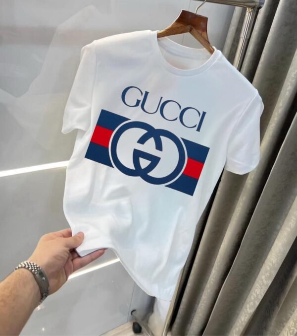 Gucci Round Neck Printed Cotton T-shirt