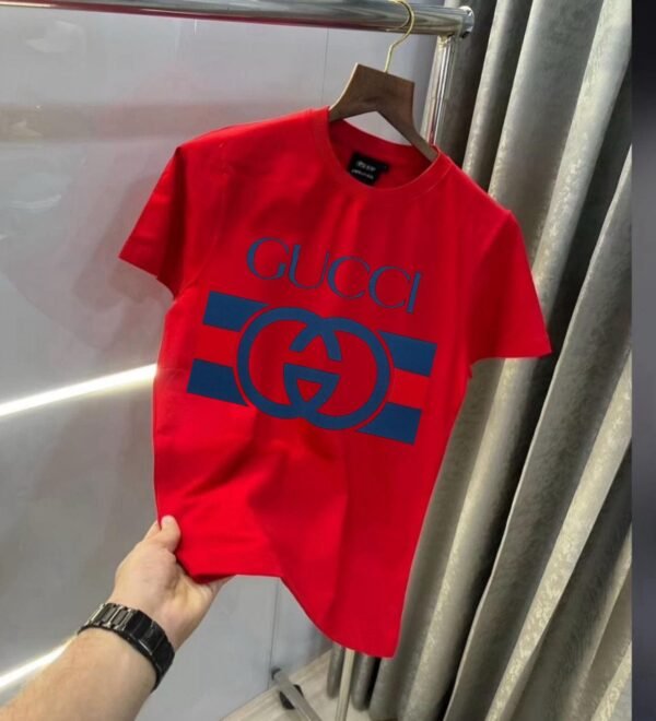 Gucci Round Neck Printed Cotton T-shirt - Image 3
