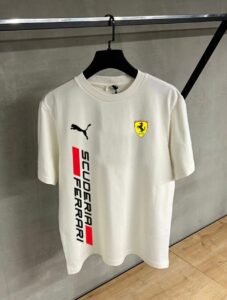 Puma Ferrari Round Neck Printed Cotton T-shirt