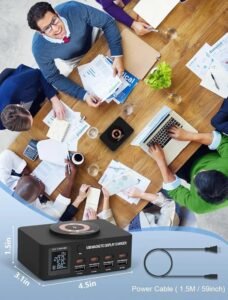 100W 8 Port Plus Wireless Charging Power Station