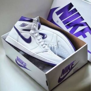 Nike Air Jordan 1 Og Metallic Court Purple Semi UA