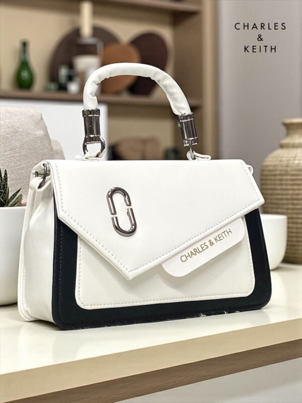 Double Coloured Box Ladies Sling Bag - Image 2