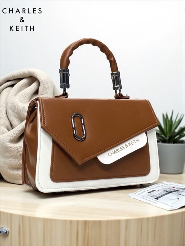Double Coloured Box Ladies Sling Bag - Image 7