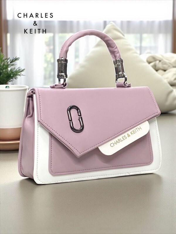 Double Coloured Box Ladies Sling Bag