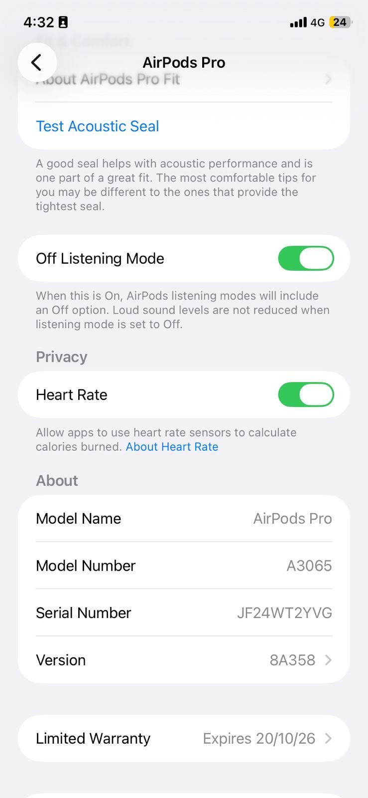 Apple Airpods Pro 3 Clone With Heart Rate Sensor - Image 3