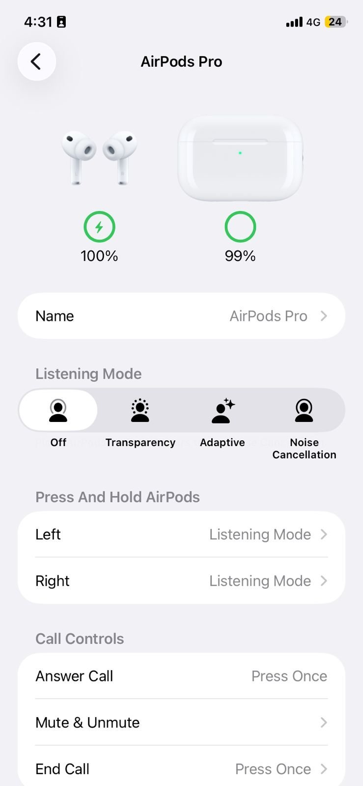 Apple Airpods Pro 3 Clone With Heart Rate Sensor - Image 2