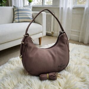 Gucci Side Lock Jute Handbag