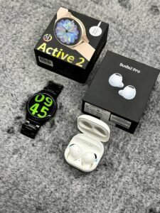 Samsung Buds 2 Pro And Active 2 Smartwatch Combo