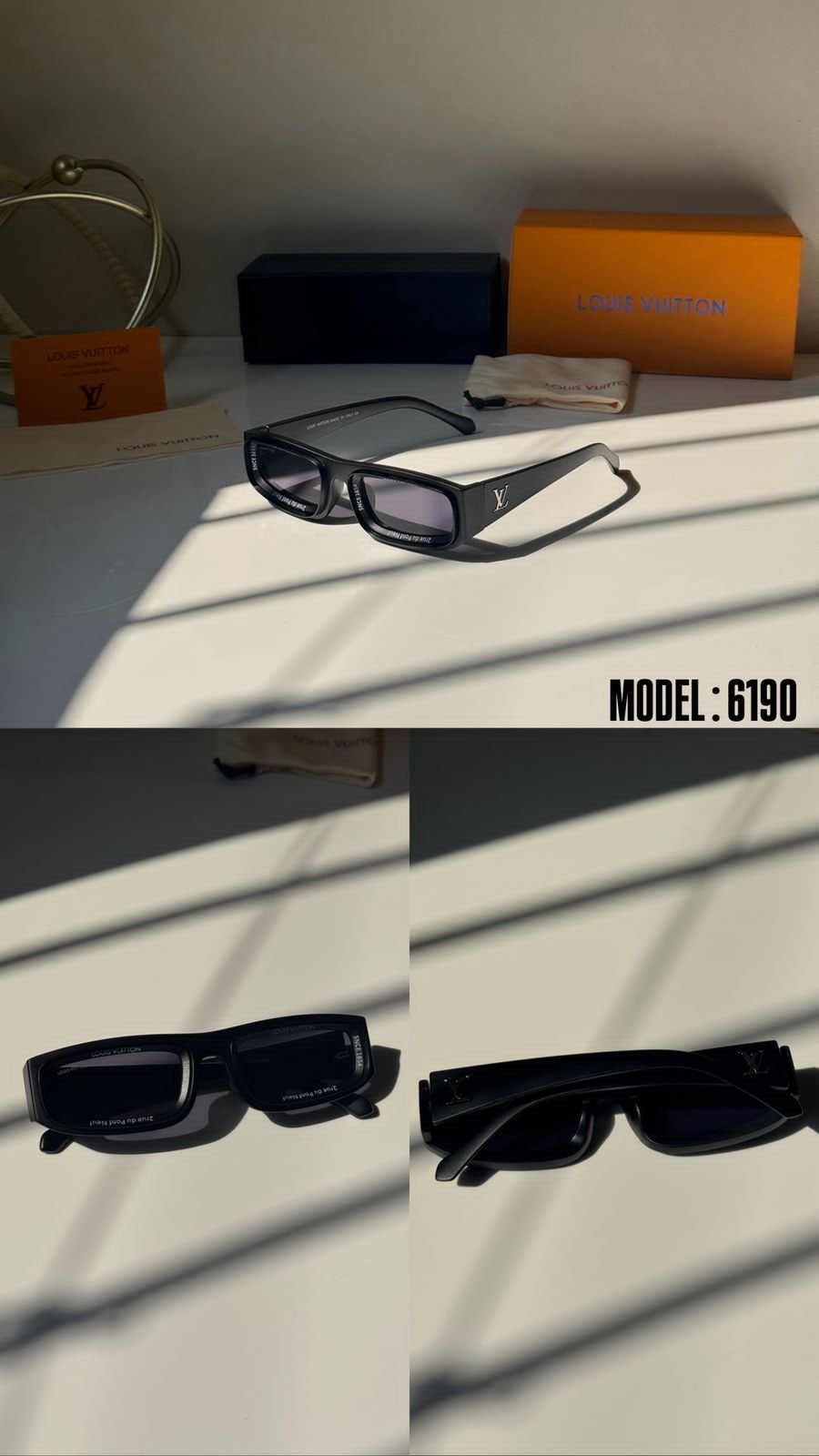 Louis Vuitton 6190 Matt Black
Premium Quality Sunglass
